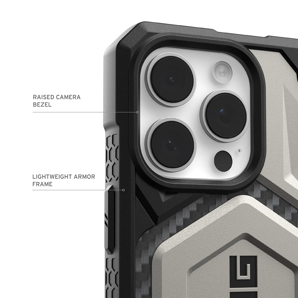 Etui MagSafe dla Apple iPhone 17, Urban Armor Gear, Monarch Pro Kevlar, Czarne