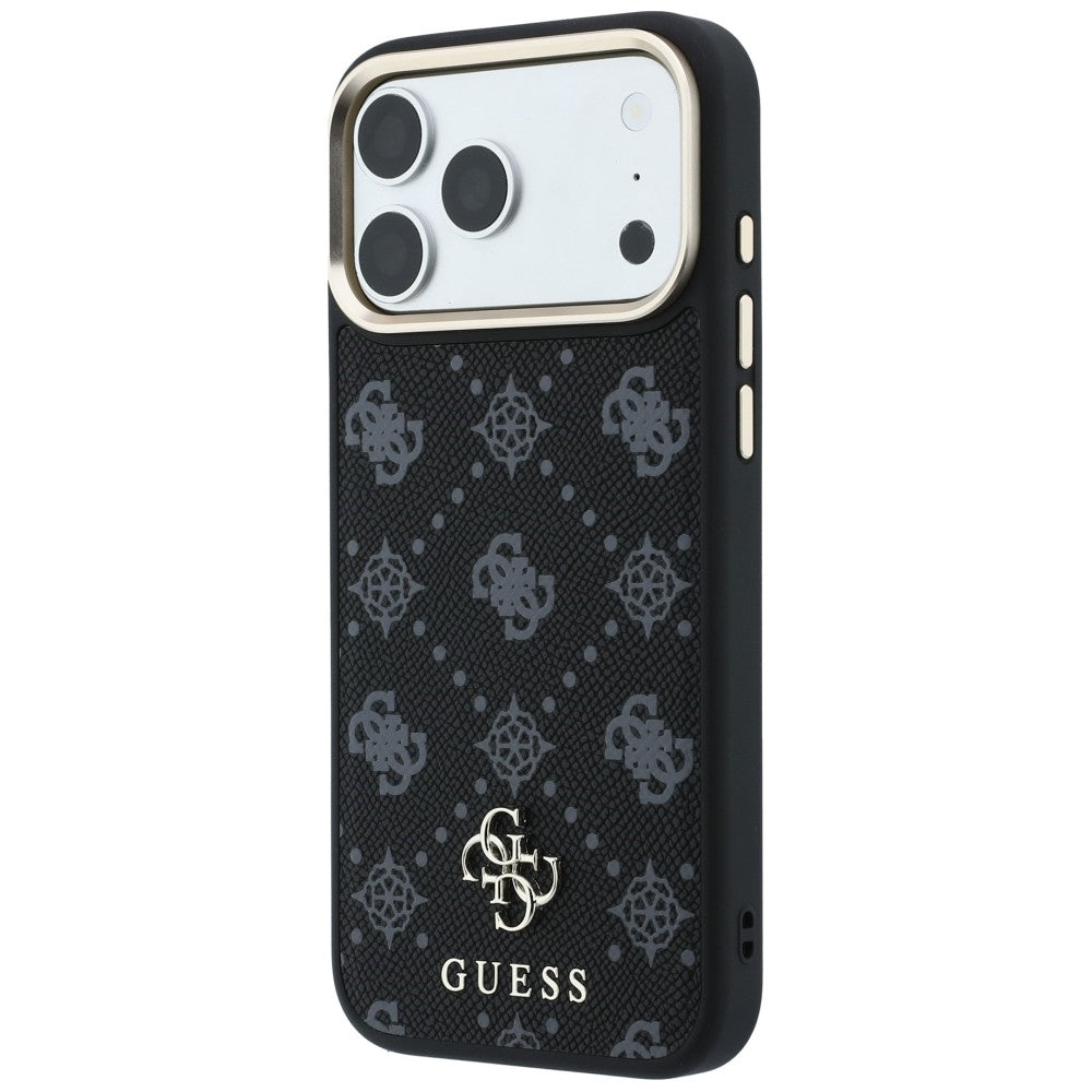 Etui MagSafe do Apple iPhone 18 Pro / 17 Pro, Guess, Peony 4G Small Logo, Czarna