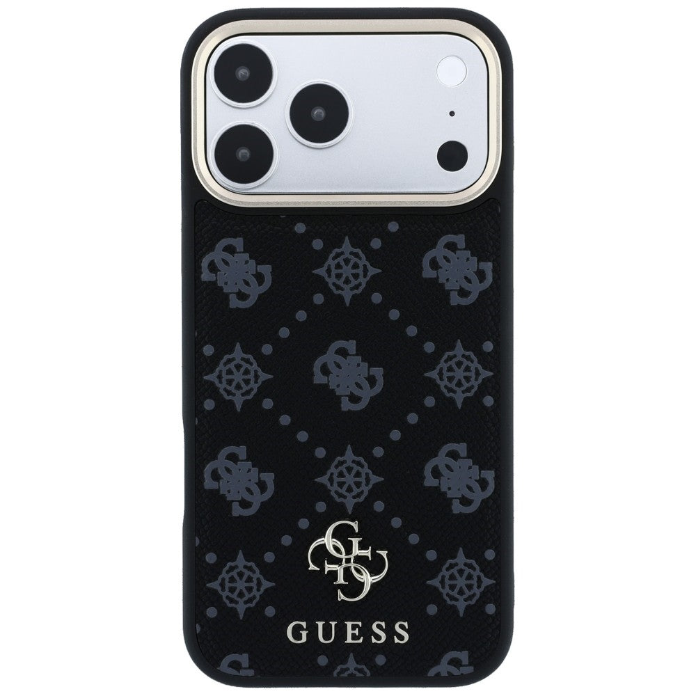 Etui MagSafe do Apple iPhone 18 Pro / 17 Pro, Guess, Peony 4G Small Logo, Czarna