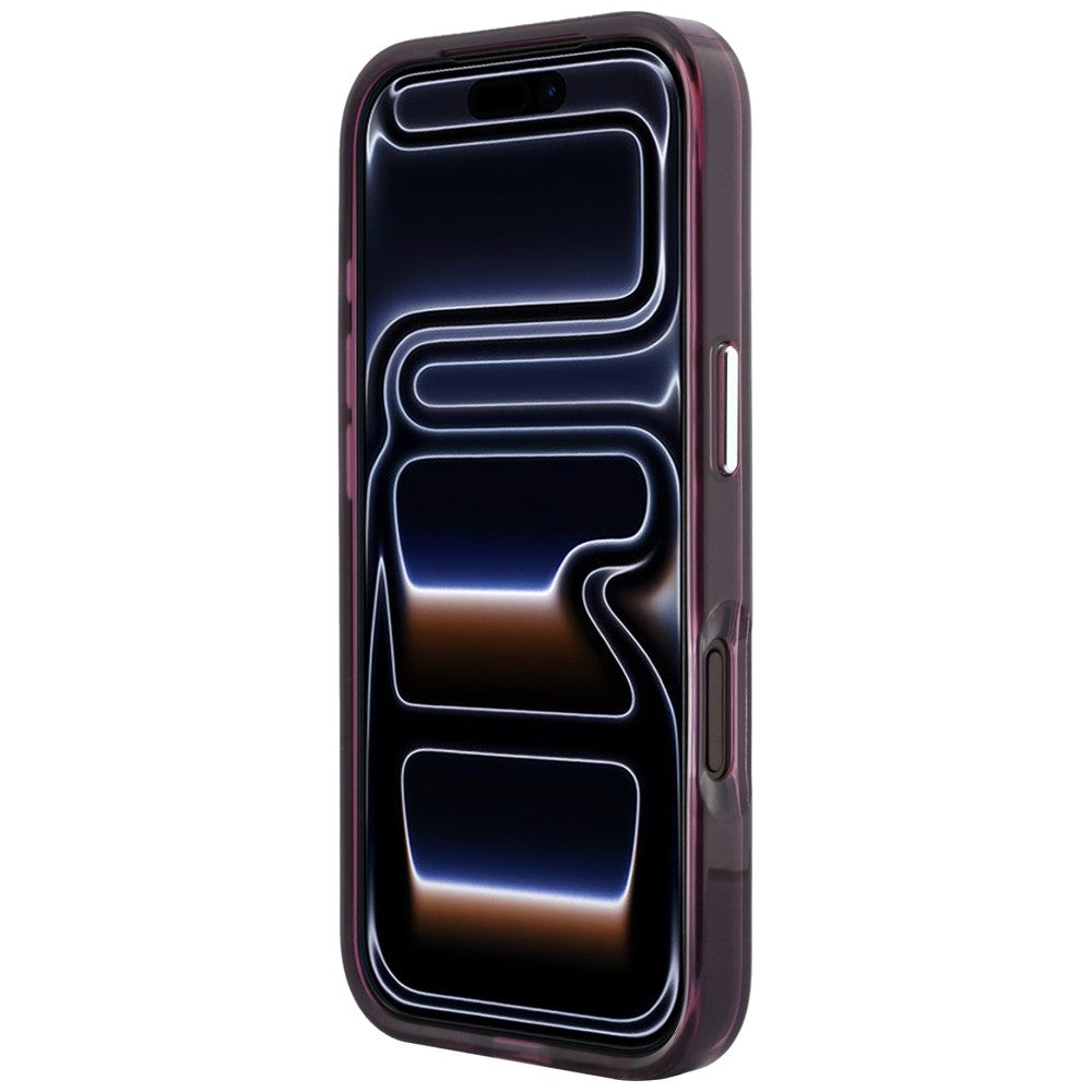Etui MagSafe do Apple iPhone 18 Pro / 17 Pro, Karl Lagerfeld, IML KC Bodies Sketch Print, Wiśniowy
