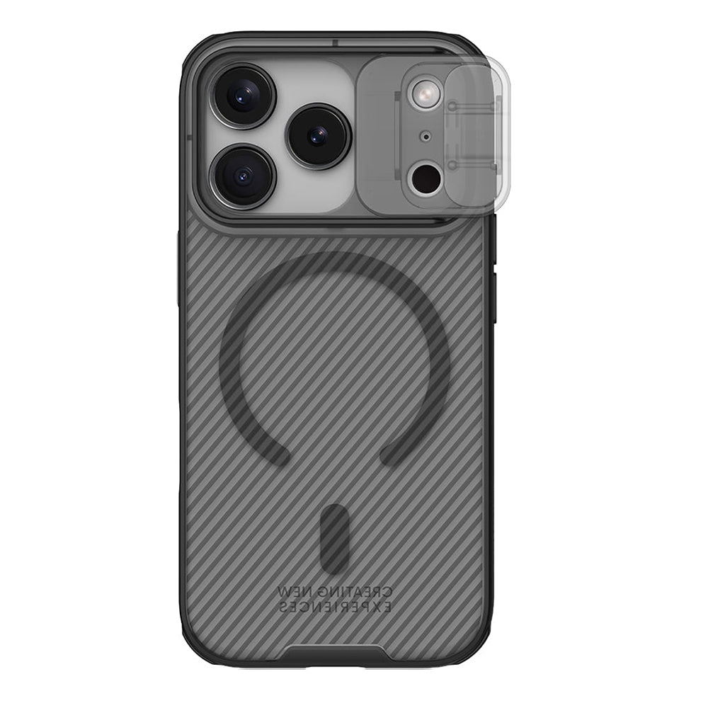 Etui MagSafe do Apple iPhone 18 Pro / 17 Pro, Nillkin, CamShield Pro, Czarna Przezroczysta