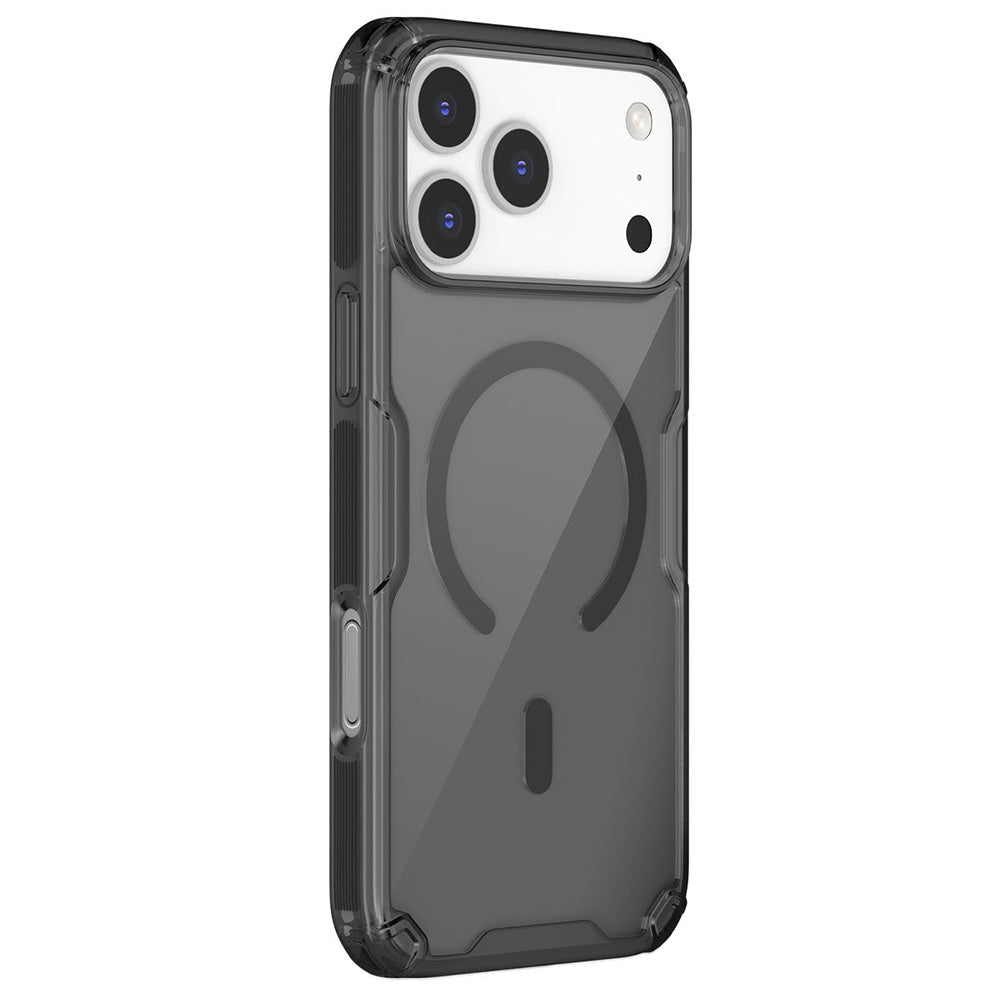 Etui MagSafe do Apple iPhone 18 Pro / 17 Pro, Nillkin, Nature Pro, Czarna Przezroczysta