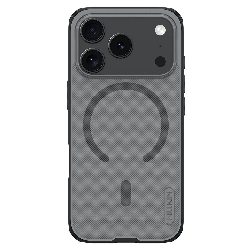 Etui MagSafe do Apple iPhone 18 Pro / 17 Pro, Nillkin, Super Shield Pro, Czarna Przezroczysta Matowa