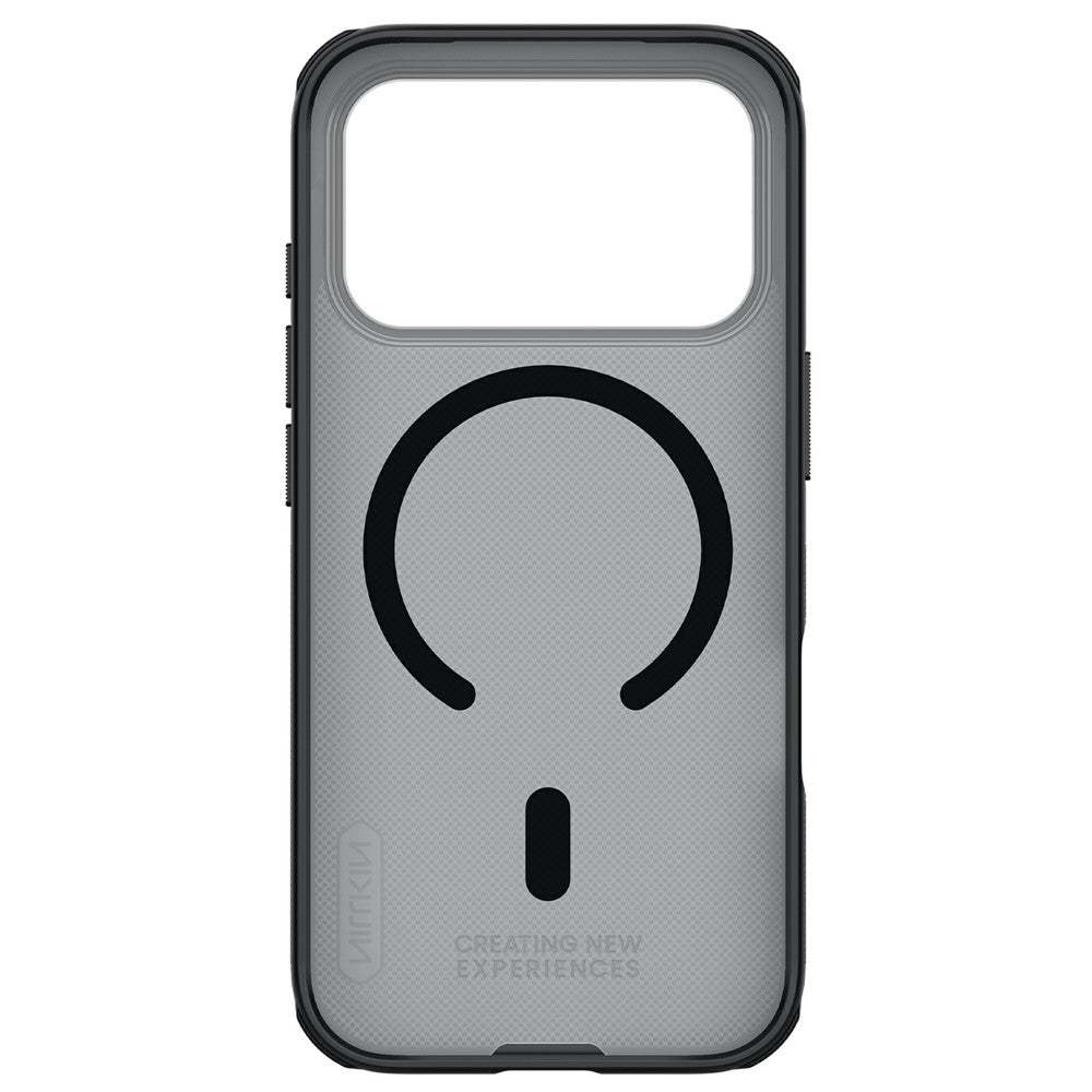 Etui MagSafe do Apple iPhone 18 Pro / 17 Pro, Nillkin, Super Shield Pro, Czarna Przezroczysta Matowa