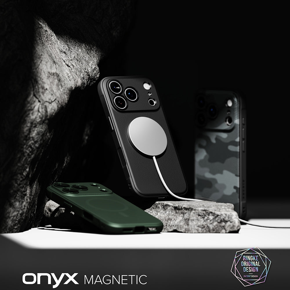 Etui MagSafe do Apple iPhone 18 Pro / 17 Pro, Ringke, Onyx, Kamuflaż