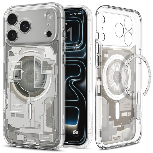 MagSafe Case for Apple iPhone 18 Pro / 17 Pro, Spigen, Ultra Hybrid Zero One, Beige ACS12164