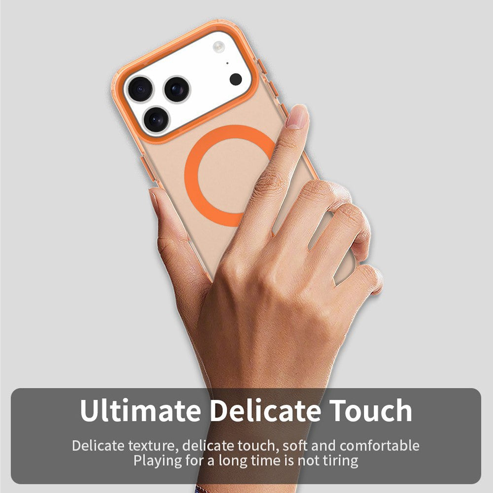 Etui MagSafe do Apple iPhone 18 Pro / 17 Pro, Techsuit, CandyCase, Pomarańczowe