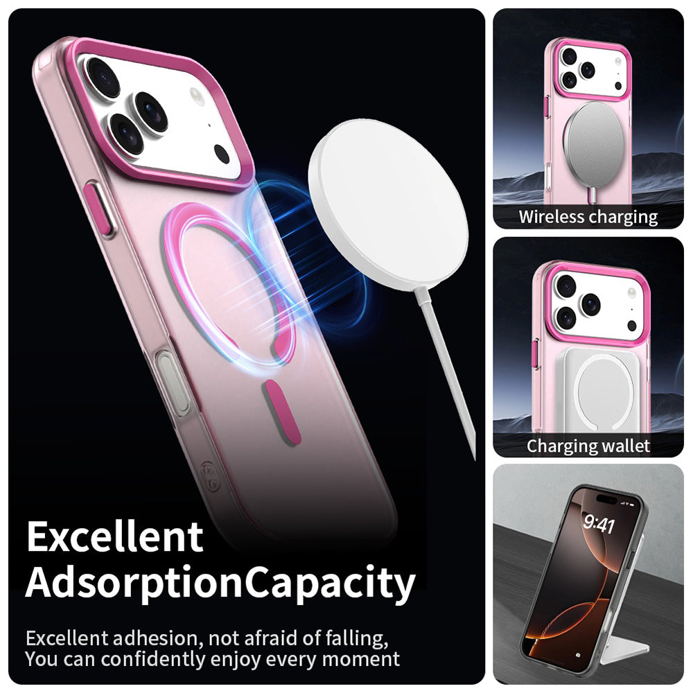 Etui MagSafe do Apple iPhone 18 Pro / 17 Pro, Techsuit, CandyCase, Różowe
