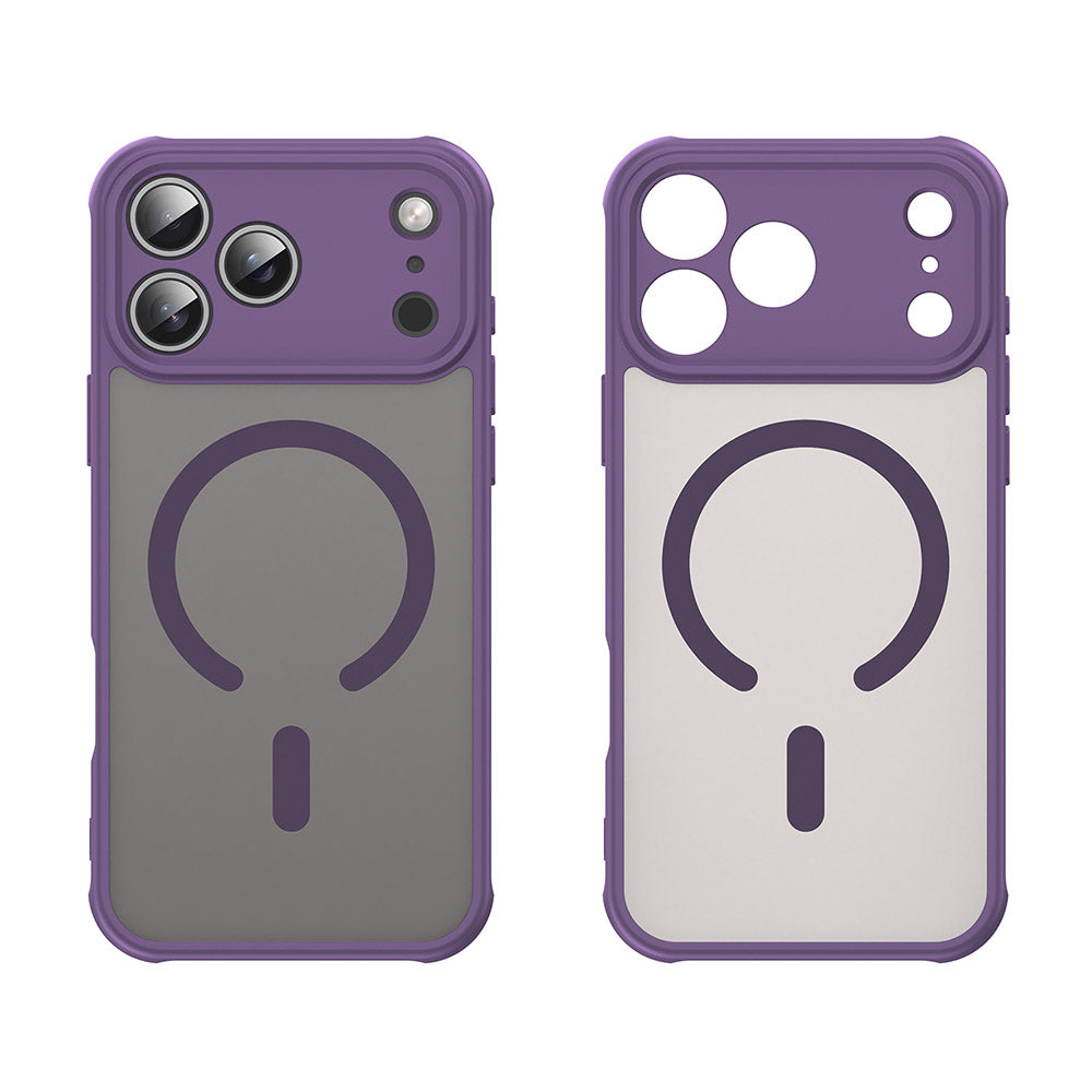 Etui MagSafe do Apple iPhone 18 Pro / 17 Pro, Techsuit, HaloFrost II, Fioletowy