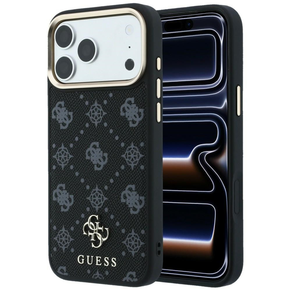 Etui MagSafe do Apple iPhone 18 Pro Max / 17 Pro Max, Guess, Peony 4G Small Logo, Czarna