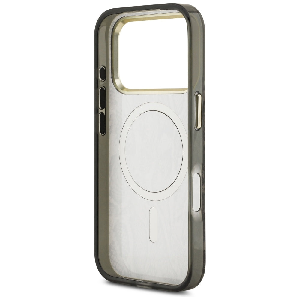 Etui MagSafe do Apple iPhone 18 Pro Max / 17 Pro Max, Guess, Wzór Pythona, Brązowy