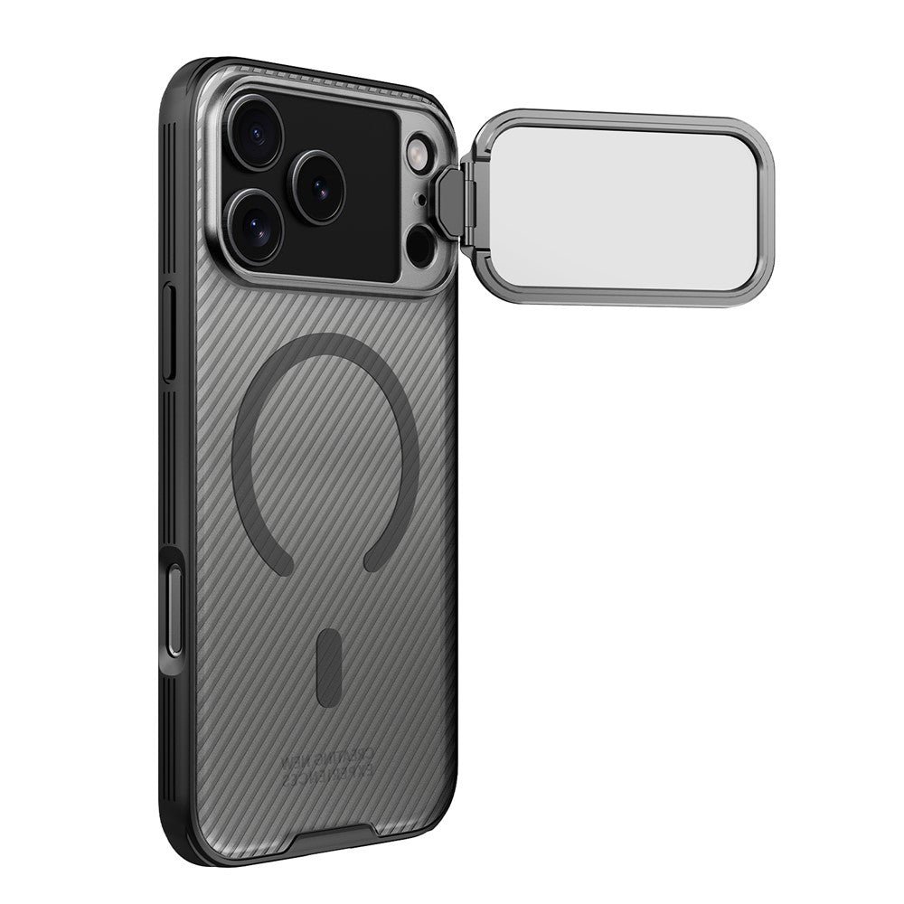 Etui MagSafe do Apple iPhone 18 Pro Max / 17 Pro Max, Nillkin, CamShield Prop, Czarna Przezroczysta