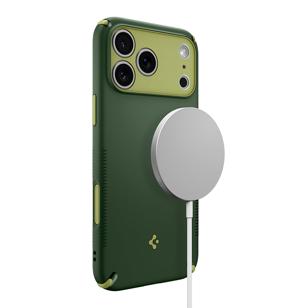Etui MagSafe do Apple iPhone 18 Pro Max / 17 Pro Max, Spigen, Caseology Nano Pop Hybrid, Zielony ACS12139