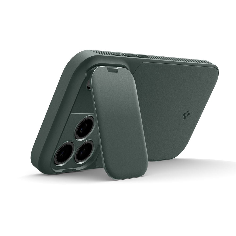 Etui MagSafe do Apple iPhone 18 Pro Max / 17 Pro Max, Spigen, Optik Armor, Zielony ACS09901