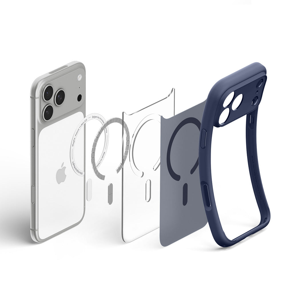 Etui MagSafe do Apple iPhone 18 Pro Max / 17 Pro Max, Spigen, Ultra Hybrid, Granat Satynowany ACS11918