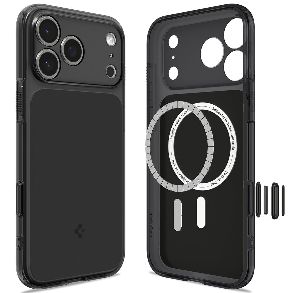 Etui MagSafe do Apple iPhone 18 Pro Max / 17 Pro Max, Spigen, Ultra Hybrid T, Czarny Mat ACS12134