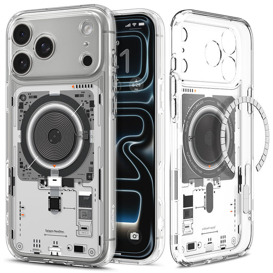 MagSafe Case for Apple iPhone 18 Pro Max / 17 Pro Max, Spigen, Ultra Hybrid Neo One, Transparent ACS12129