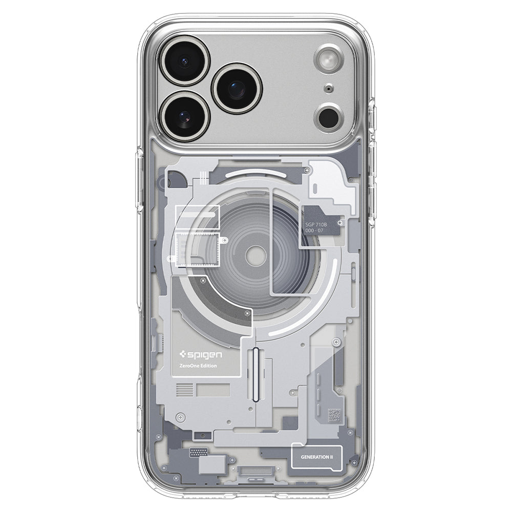 Etui MagSafe do Apple iPhone 18 Pro Max / 17 Pro Max, Spigen, Ultra Hybrid Zero One, Białe ACS12126
