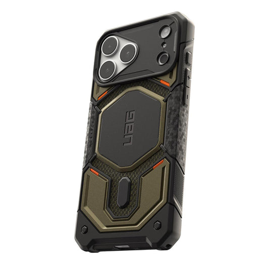 Etui MagSafe do Apple iPhone 18 Pro Max / 17 Pro Max, Urban Armor Gear, Monarch Pro Kevlar, Zielony