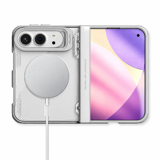 Etui MagSafe do Apple iPhone Duo, Nillkin, Iceblade Prop, szary