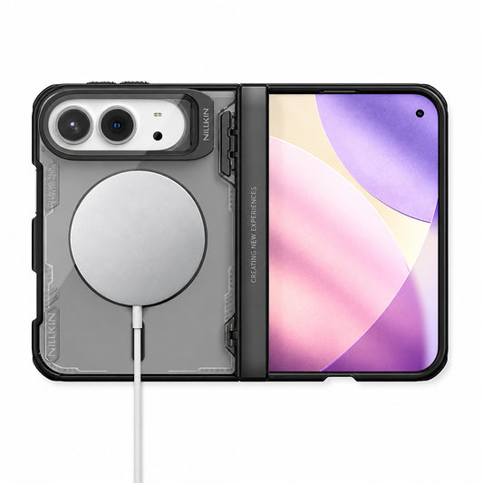 Etui MagSafe do Apple iPhone Duo, Nillkin, Iceblade Prop, czarne