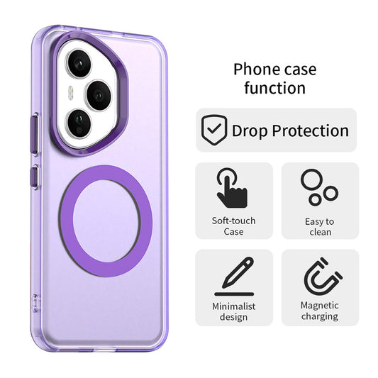 Etui MagSafe na Honor 400 Pro, Techsuit, CandyCase, Fioletowy