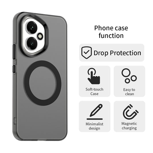 Etui MagSafe do Honor 400, Techsuit, CandyCase, czarne