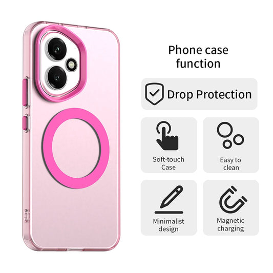 Etui MagSafe do Honor 400, Techsuit, CandyCase, Różowe