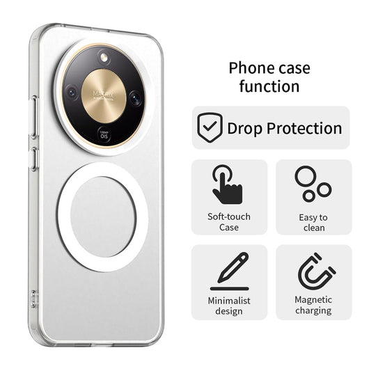 Etui MagSafe dla Honor Magic8 Lite, Techsuit, CandyCase, Białe