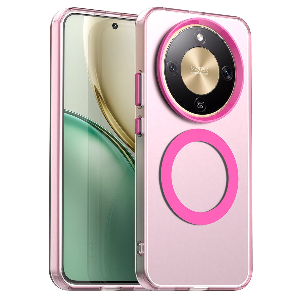 Etui MagSafe dla Honor Magic8 Lite, Techsuit, CandyCase, Różowy