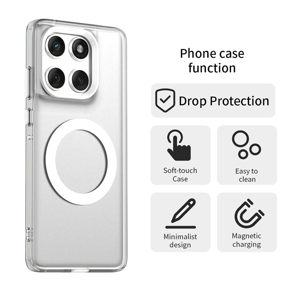 Etui MagSafe do Motorola Edge 60 Fusion / Edge 60, Techsuit, CandyCase, Białe