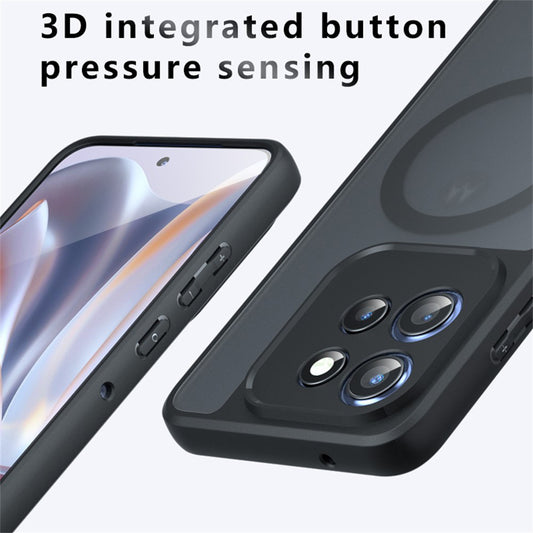 Etui MagSafe dla Motorola Edge 60 Neo / Edge 50 Neo / ThinkPhone 25, Techsuit, PureFrost, Czarne Satynowe