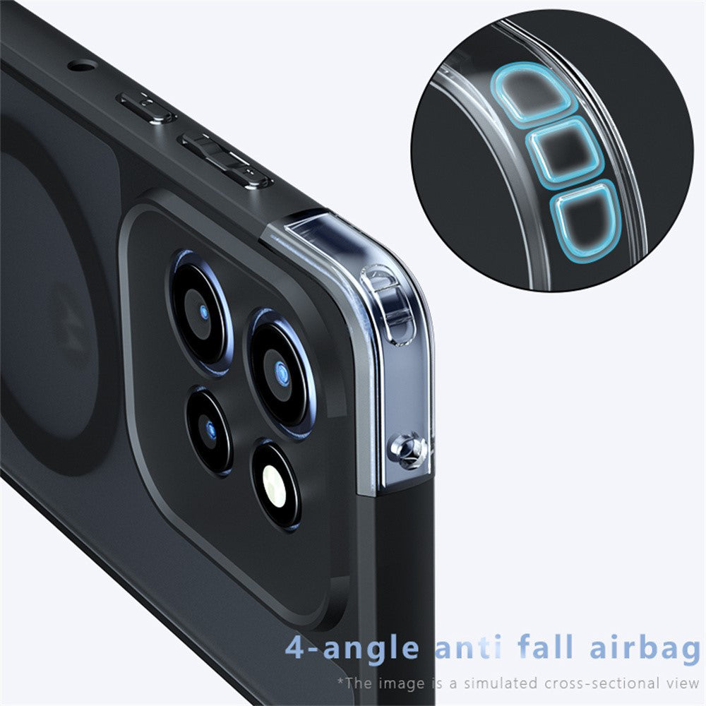Etui MagSafe dla Motorola Edge 60 Neo / Edge 50 Neo / ThinkPhone 25, Techsuit, PureFrost, Czarne Satynowe