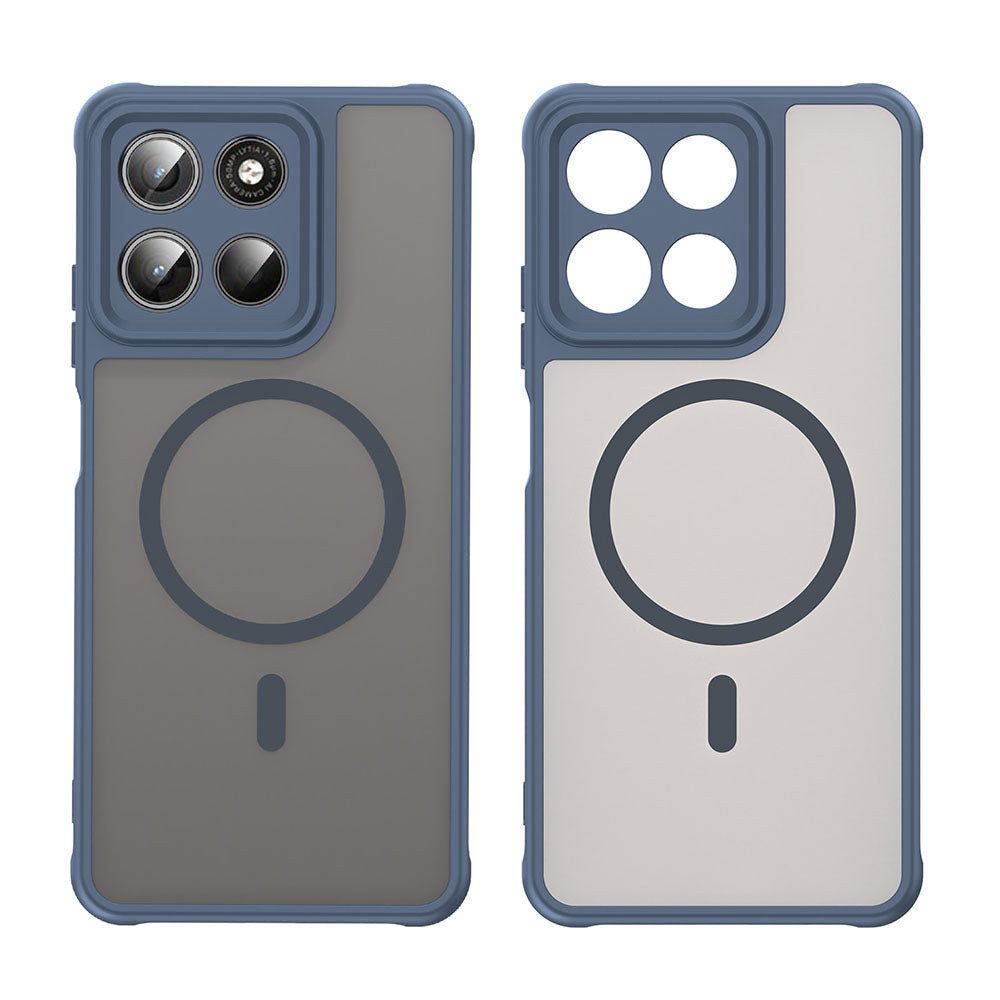 Etui MagSafe do Motorola Moto G47 / G37 Power / G37, Techsuit, HaloFrost II, Granatowy