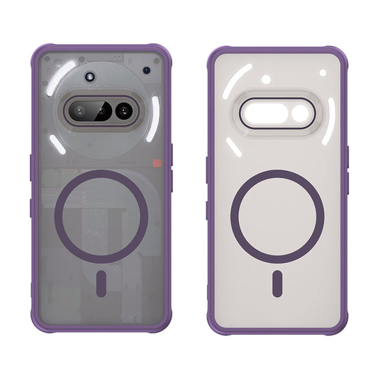 Etui MagSafe do Nothing Phone (3a), Techsuit, HaloFrost II, Fioletowy