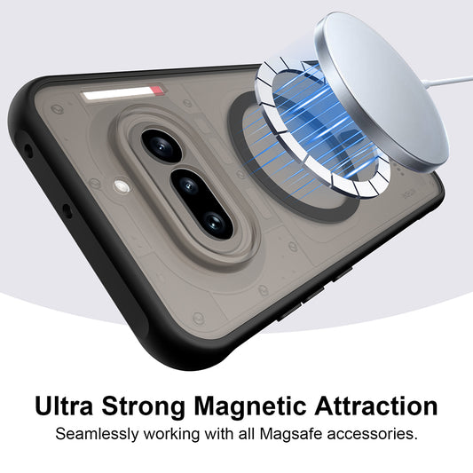Etui MagSafe dla Nothing Phone (4a) Pro, Techsuit, HaloFrost II, Czarne