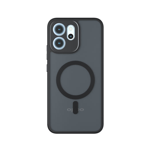 Etui MagSafe do Oppo Reno14 FS 5G / Reno14 F, Techsuit, PureFrost, Czarna Satynowa