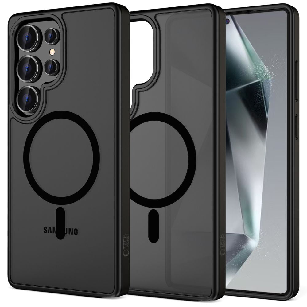 Etui MagSafe dla Samsung Galaxy S25 Ultra S938, Tech-Protect, Magmat, Czarne
