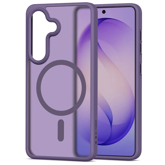 Etui MagSafe do Samsung Galaxy S26 S942, Tech-Protect, Magmat, Fioletowy Matowy