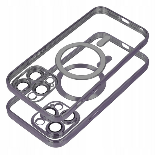 Etui MagSafe do Samsung Galaxy S25 Ultra S938, OEM, Electro Mag, Czerwone