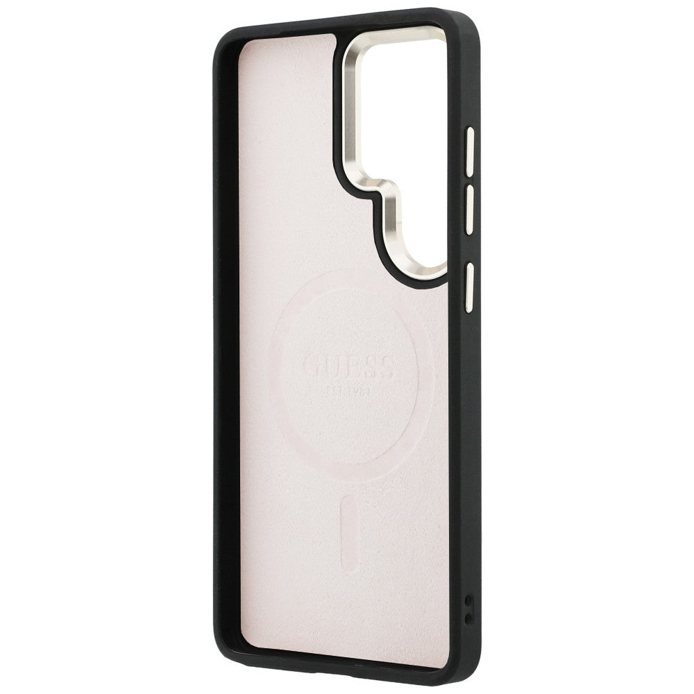 Etui MagSafe dla Samsung Galaxy S26 Ultra S948, Guess, 4G Embossed Ring, Różowy