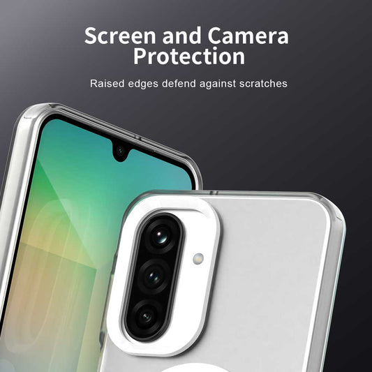 Etui MagSafe do Samsung Galaxy A17 5G, Techsuit, CandyCase, Białe