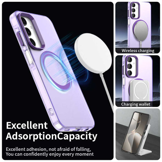 Etui MagSafe do Samsung Galaxy A25 A256, Techsuit, CandyCase, Fioletowy
