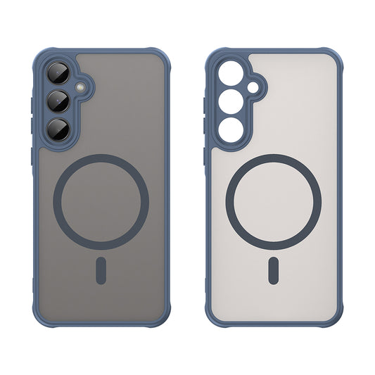 Etui MagSafe do Samsung Galaxy A35 5G A356, Techsuit, HaloFrost II, Granatowy