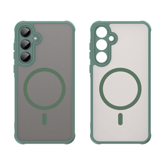 Etui MagSafe do Samsung Galaxy A35 5G A356, Techsuit, HaloFrost II, Zielony