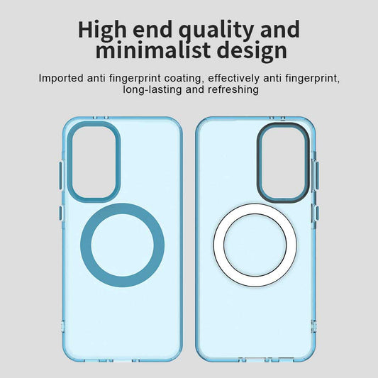 Etui MagSafe do Samsung Galaxy A36 A366, Techsuit, CandyCase, Niebieskie