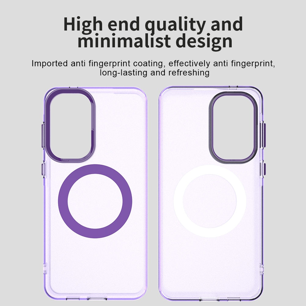 Etui MagSafe dla Samsung Galaxy A37 5G, Techsuit, CandyCase, Fioletowy