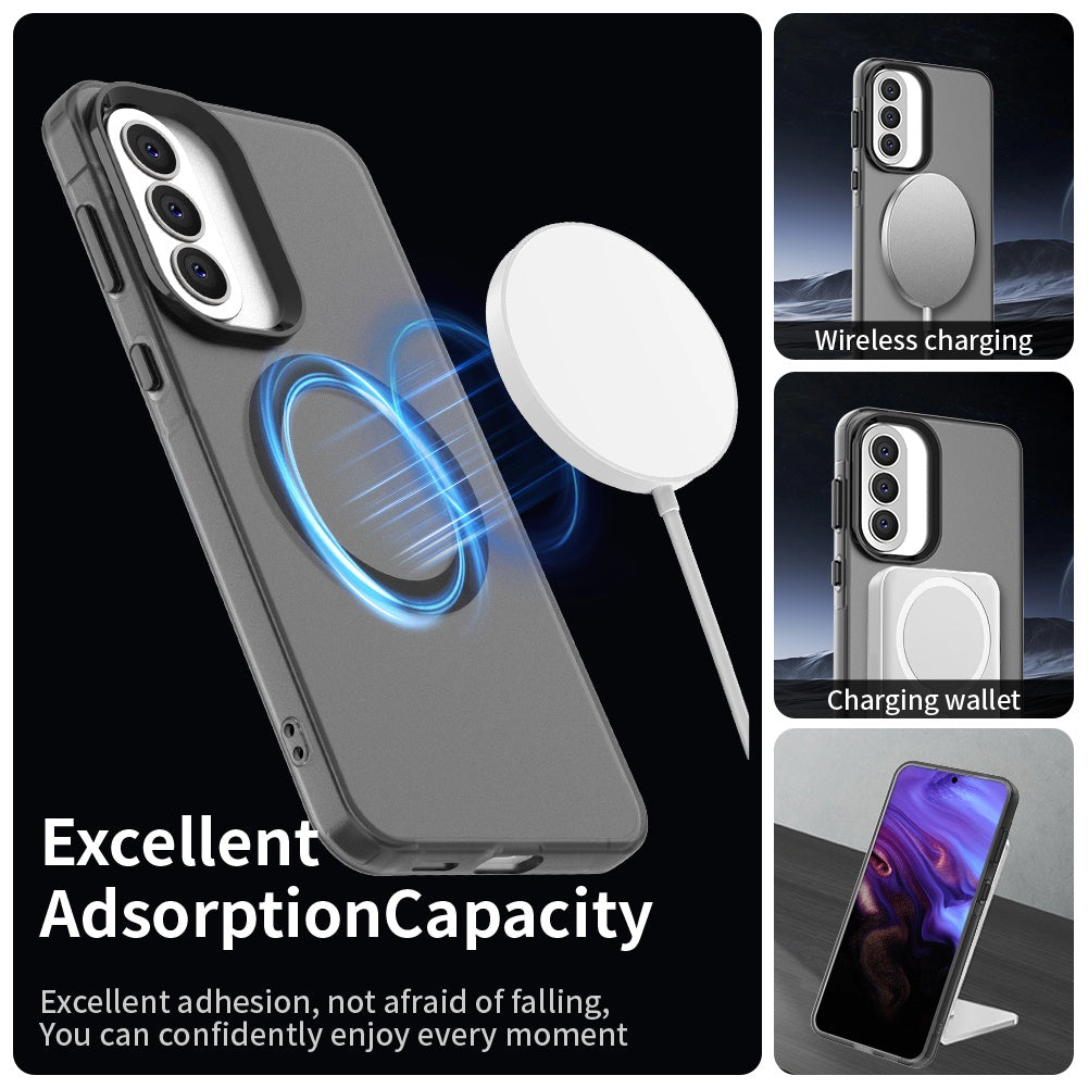 Etui MagSafe dla Samsung Galaxy A37 5G, Techsuit, CandyCase, Czarne