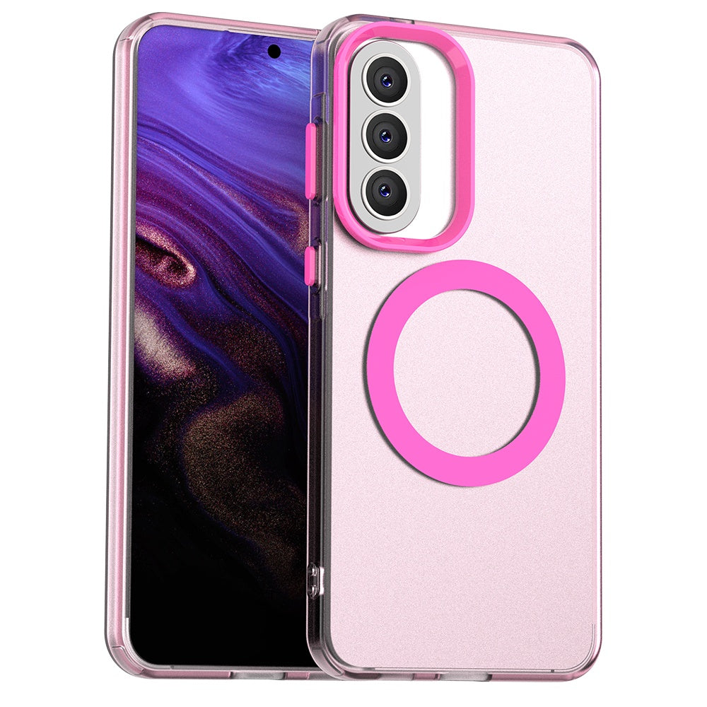 Etui MagSafe dla Samsung Galaxy A37 5G, Techsuit, CandyCase, Różowy