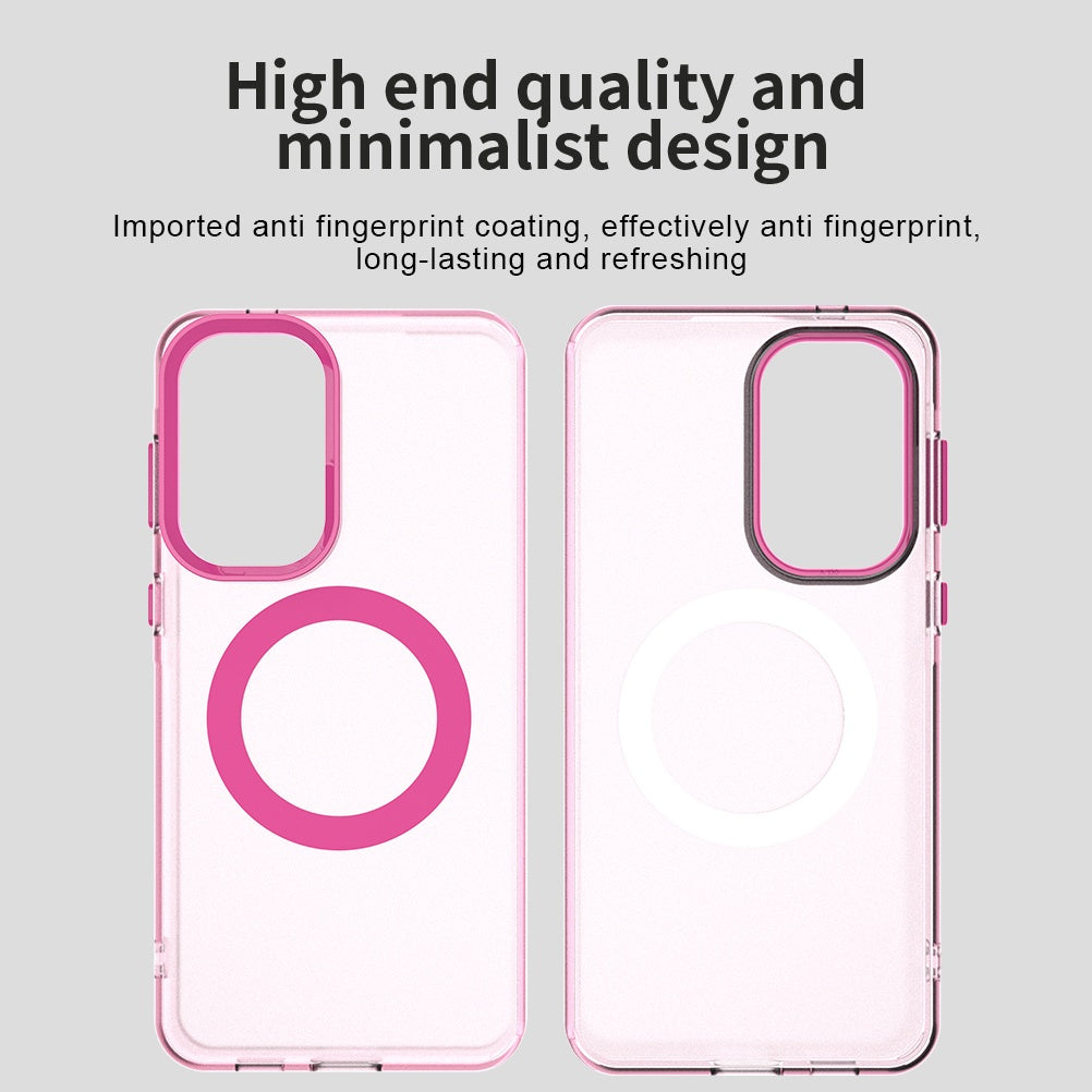 Etui MagSafe dla Samsung Galaxy A37 5G, Techsuit, CandyCase, Różowy